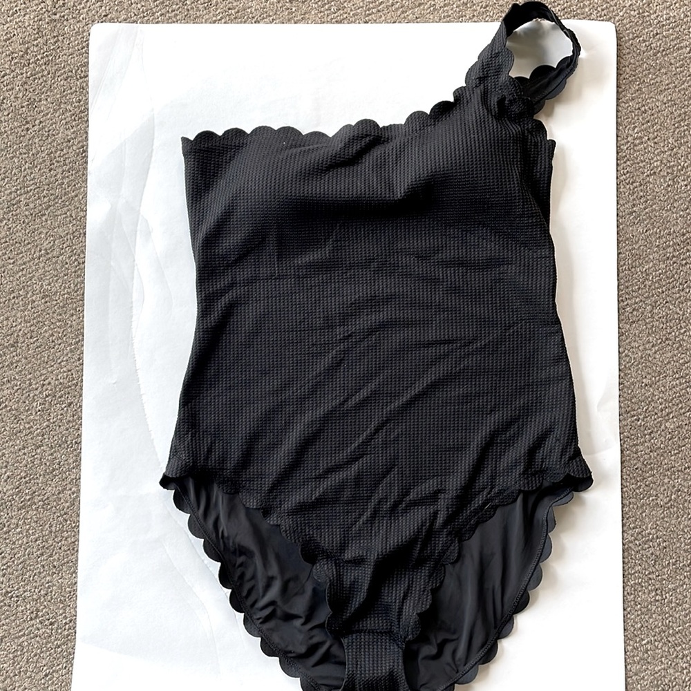 Aerie full coverage waffle print one piece swimsuit NWT